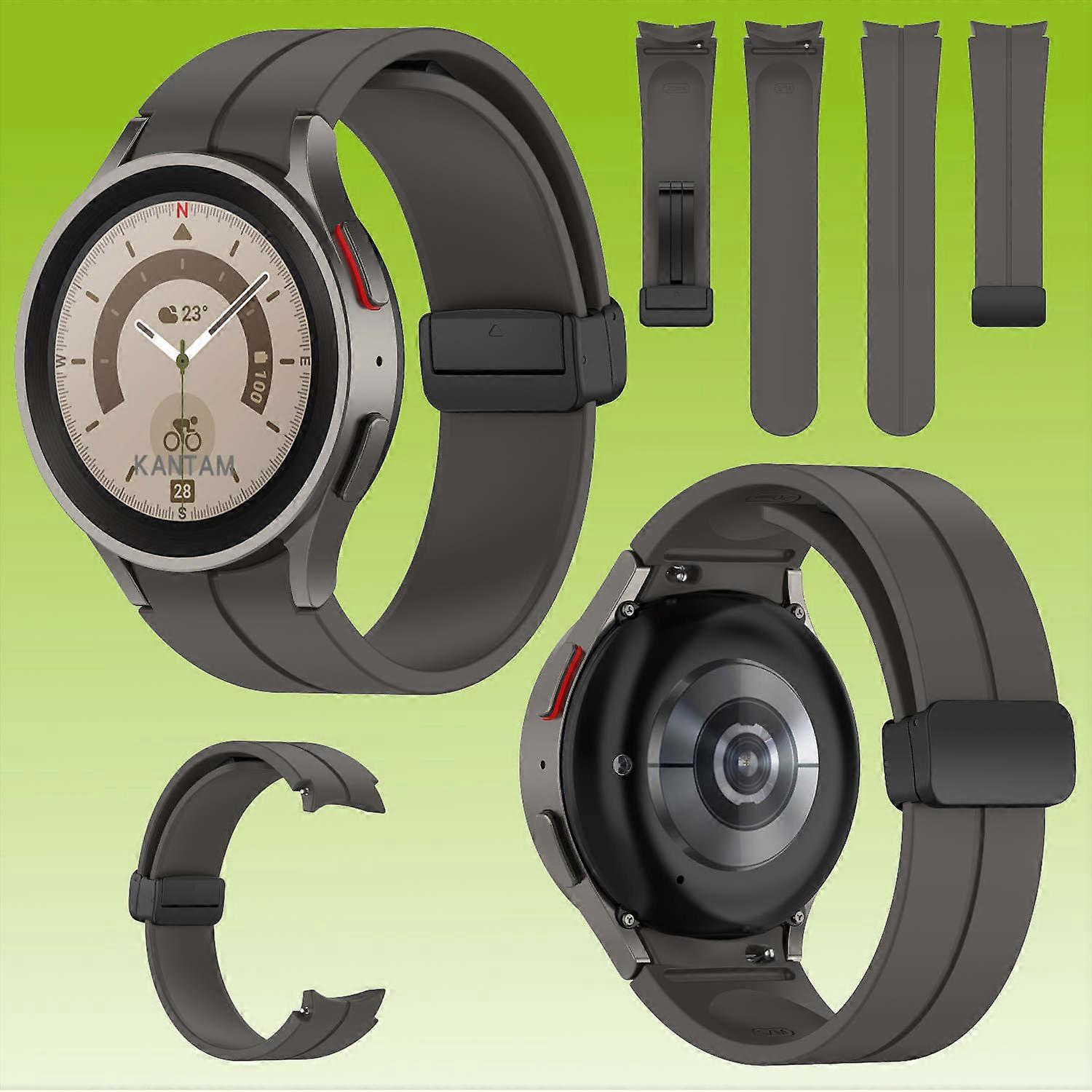 For Samsung Galaxy Watch FE 6 5 4 Normal Pro Classic all sizes TPU silicone wristband