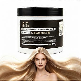 500g Deep Hydrating Non-Steaming Hair Mask, Frizz Control Hair Care for Smooth, Silky, Repaired Dry & Damaged Hai