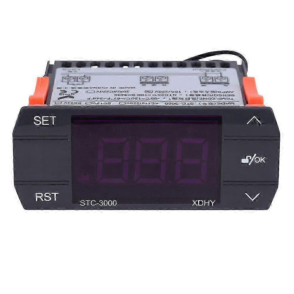 STC-3000 Digital Temperature Controller Thermostat with Sensor 110-220V 30A
