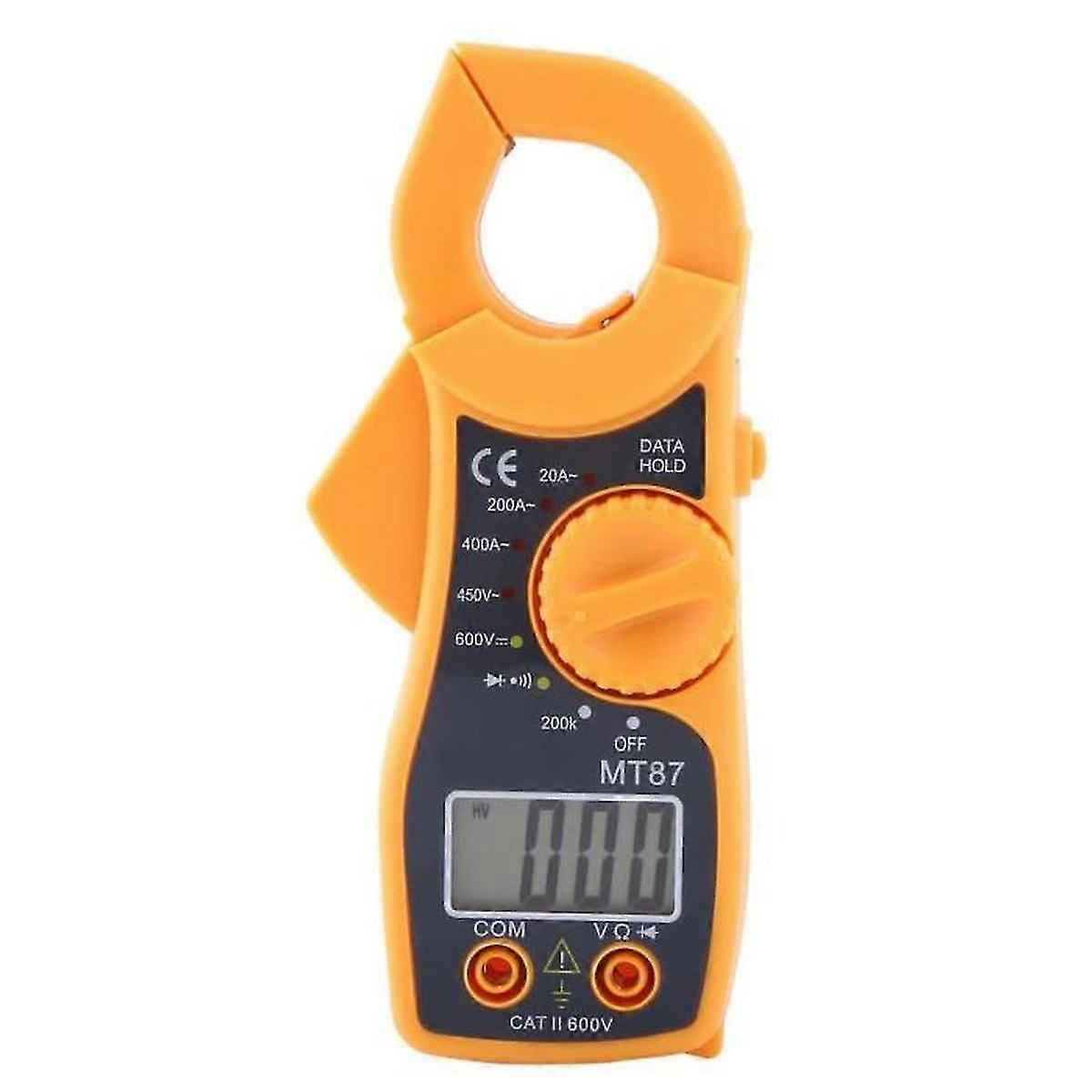 Digital Clamp Multimeter Ac Dc Voltmeter Ammeter Ohmmeter Volt Tester Lcd Meter
