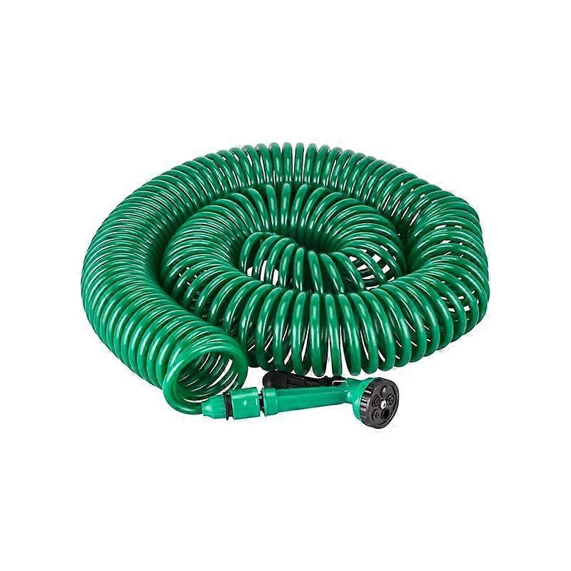 15m Green Coil Hose Pipe