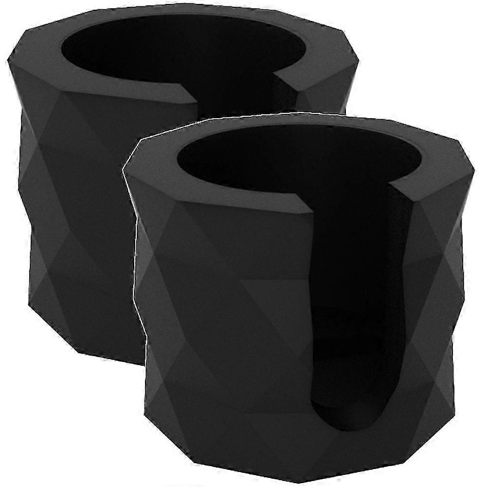 2PcsEspresso Stand compatible with51mm to 58mm Portafilters Designed compatible withEnhanced Coffee Brewing Adjustable Height Functionality