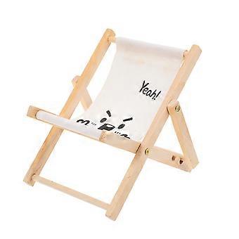 Small Pet Plaything Folding Chair Model for Hamster Toy 5Pcs Wooden Chairs