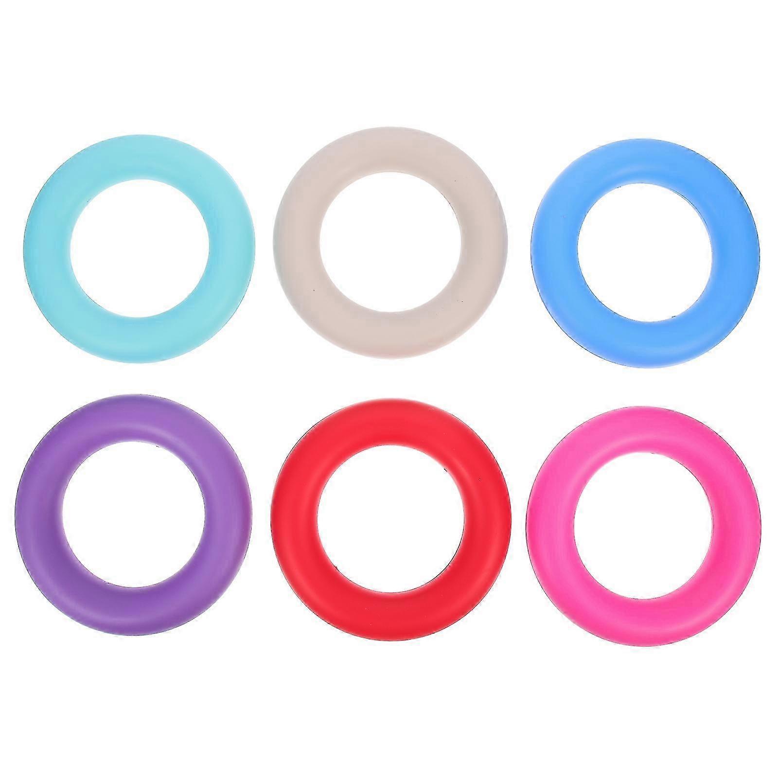 6Pcs Bobbin Case Bobbin Holder Silicone Bobbin Case Bobbin Storage Circle