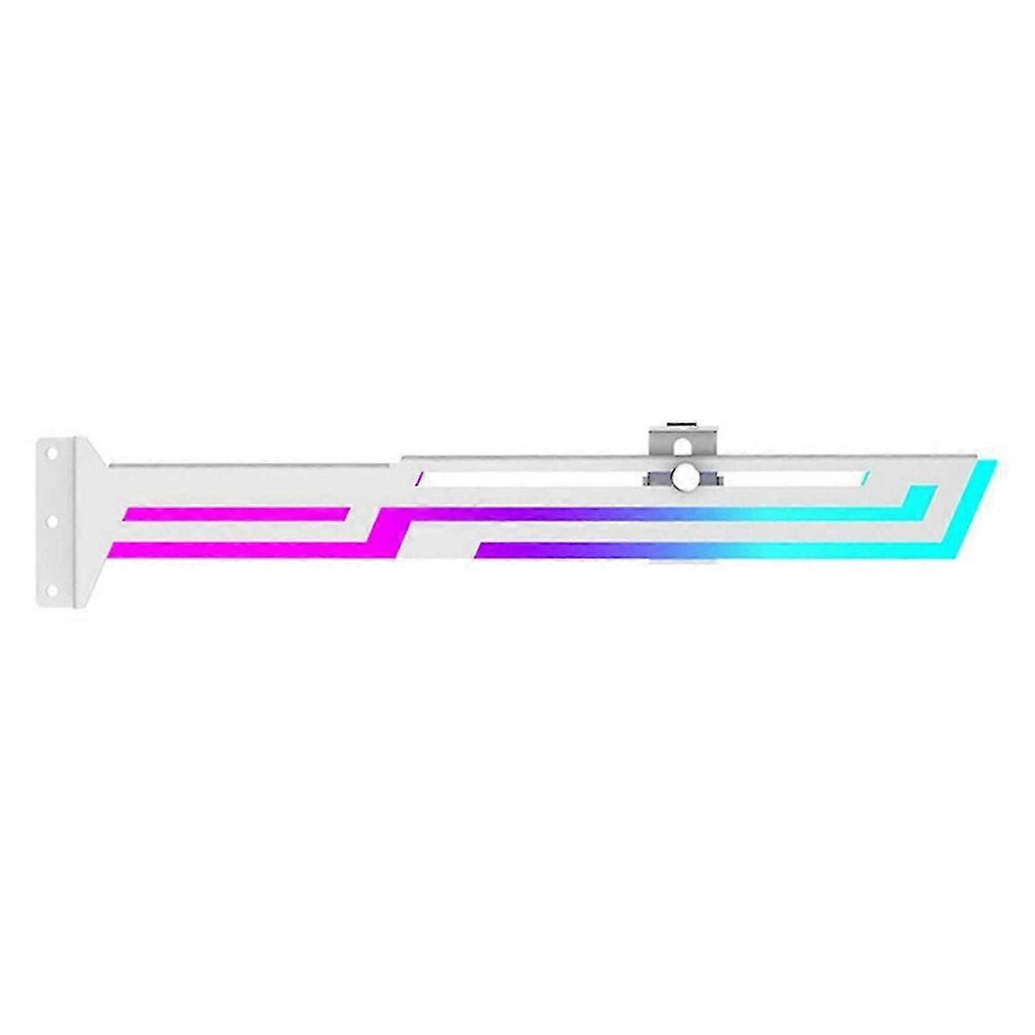 ARGB Graphics Card GPU Holder GPU Brace Support Adjustable Height Horizontal GPU Bracket AURA SYNC G