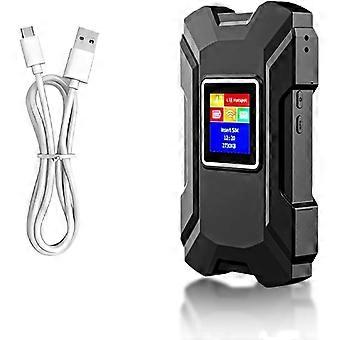 4G LTE Mobile Hotspot,Portable WiFi for Travel in 100+ Countries,QR Code Recharge & SIM Card Slot,10 Connected Devices  Black