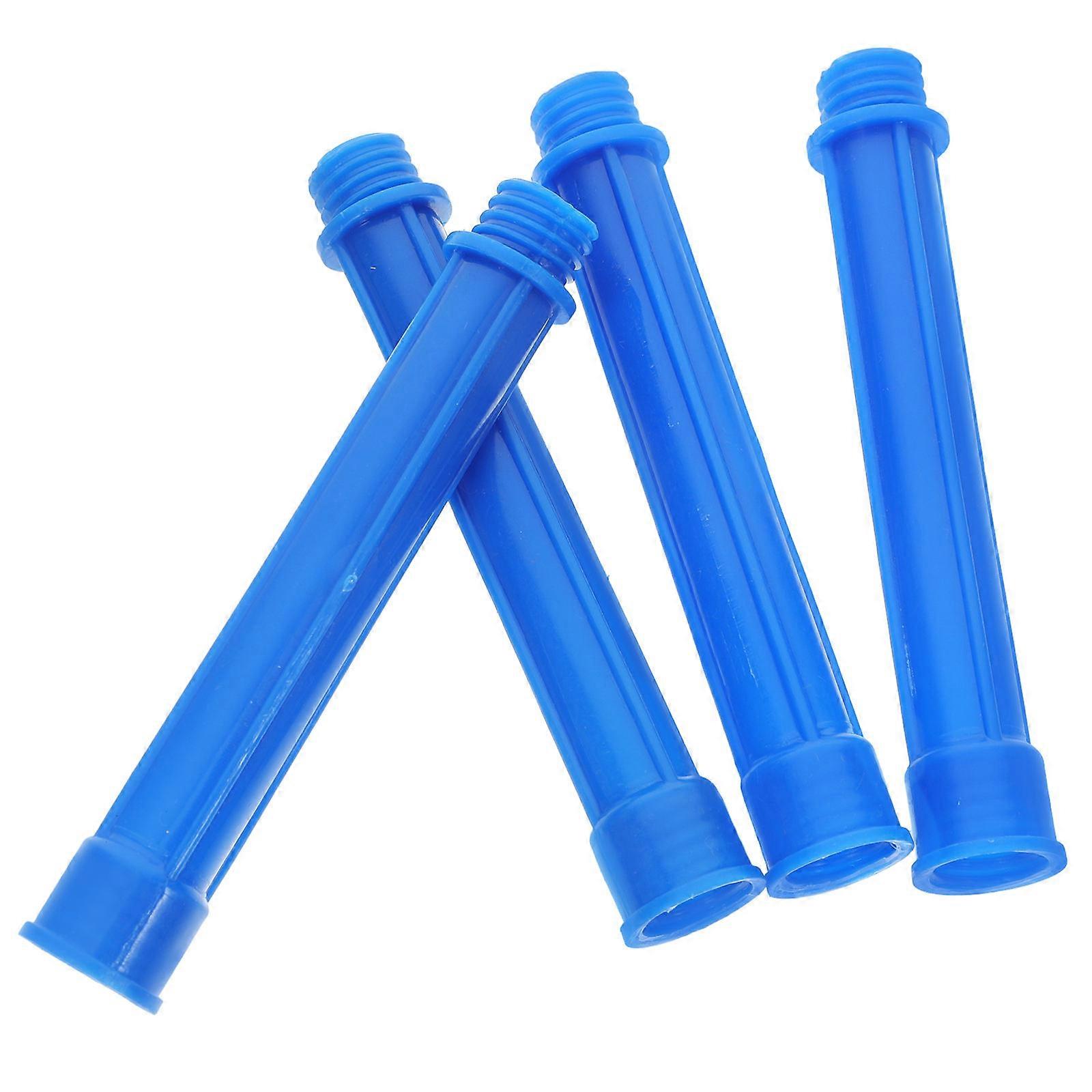 Plastic Caulking Adapter Extension Tubes for Easy Caulk Control 4Pcs Blue