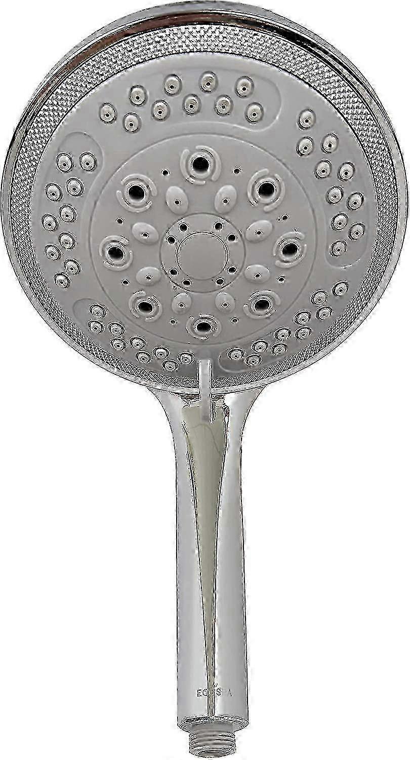 Large Shower Head Universal Bath Shower Handheld Handset Chrome 8 Mode Function
