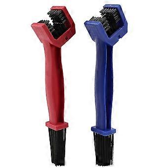 2x Motorcycle Bicycle Cycling Chain Brush Cleaner Cleaning Tool