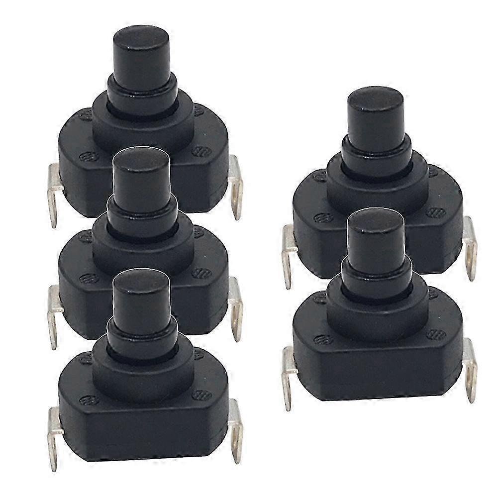 Flashlight Switch Button Power Self-Locking 6A Flashlight Button Ship-Type High Current Press to Power on 18.3mm
