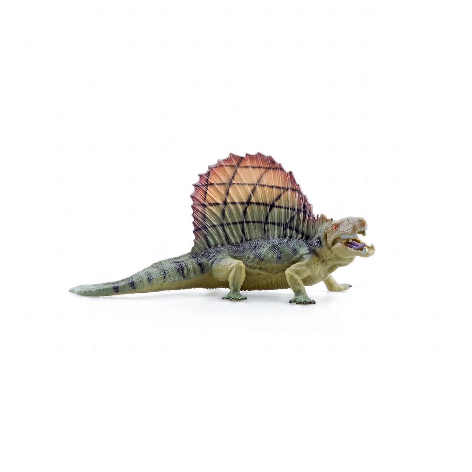 Dimetrodon Model Solid Body Sail-Backed Dinosaur Toy Educational for Classroom