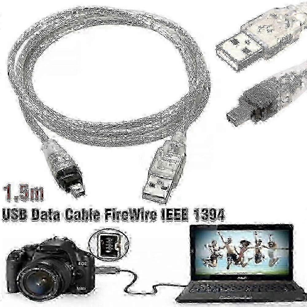MiniDV camcorder IEEE 1394 cable compatible with PC