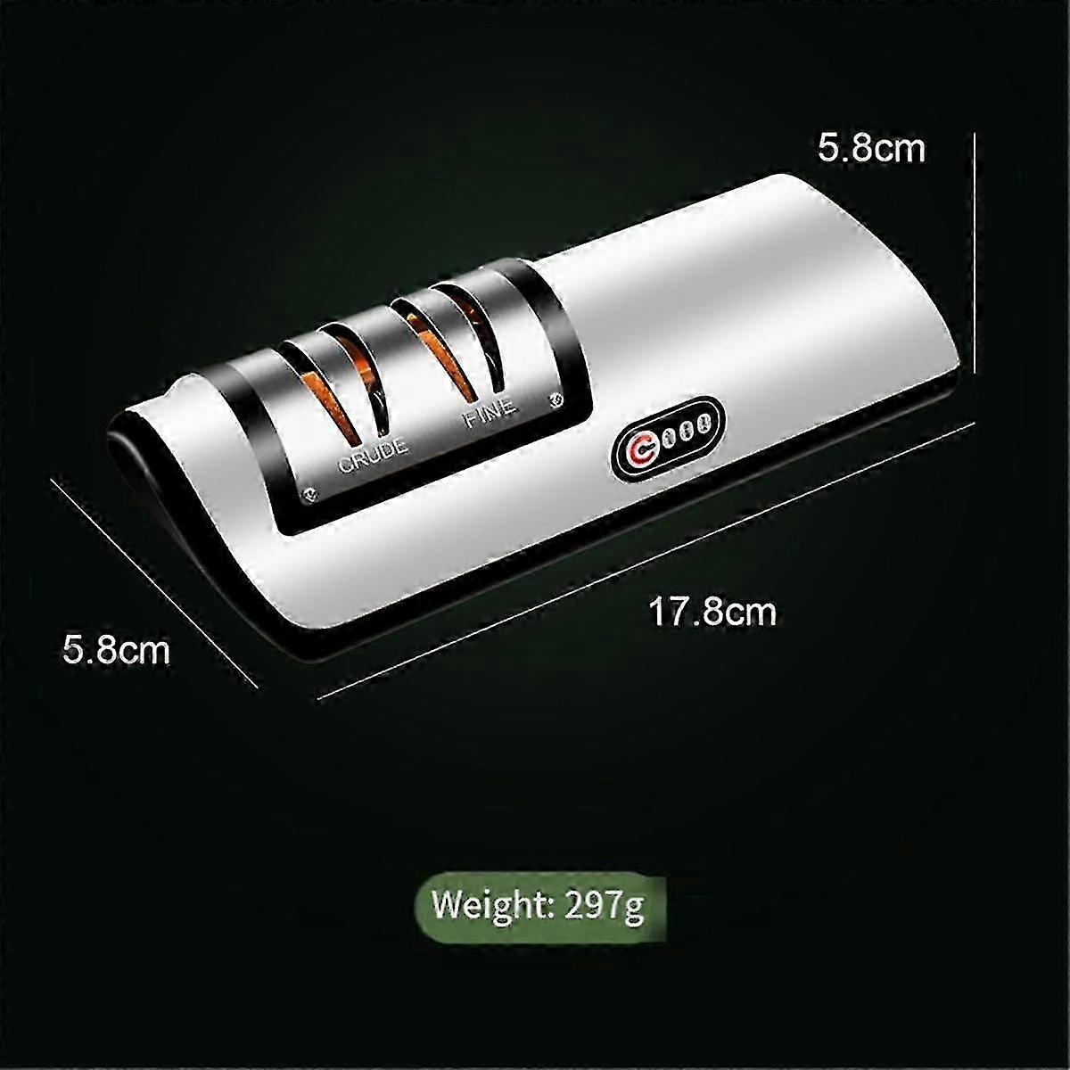 Electric Knife Sharpener Automatic Adjustable Kitchen Tool compatible with Fast Sharpening Knives Scissors Oran