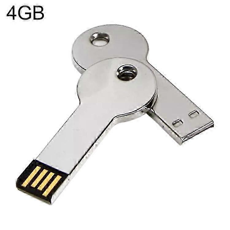 Metal Series Mini USB 2.0 Flash Disk with Keychain (4GB)