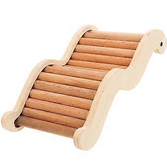 Hamster Ladder Wooden Climbing Toy for Decoration Fun Small Animal Play