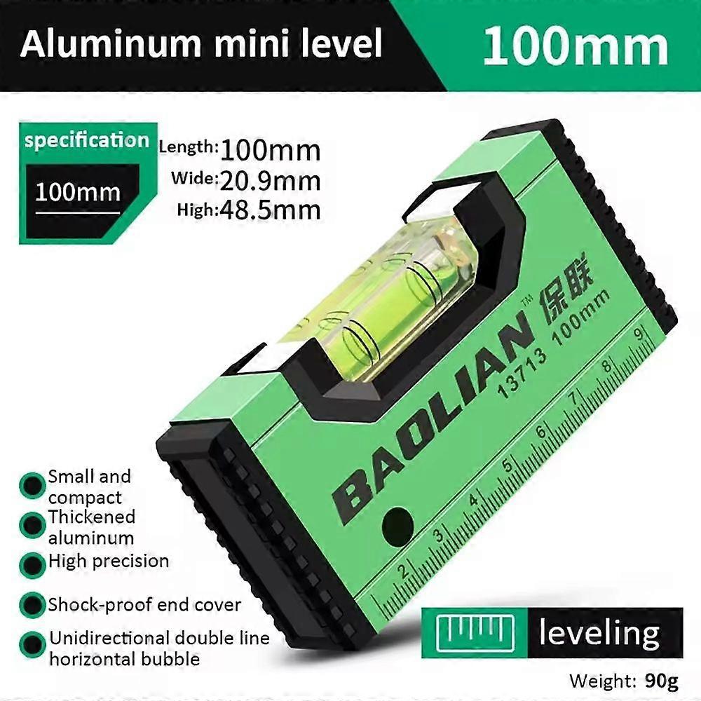 High Precision Level Ruler Spirit Bubble Level Gauge Horizontal Measure