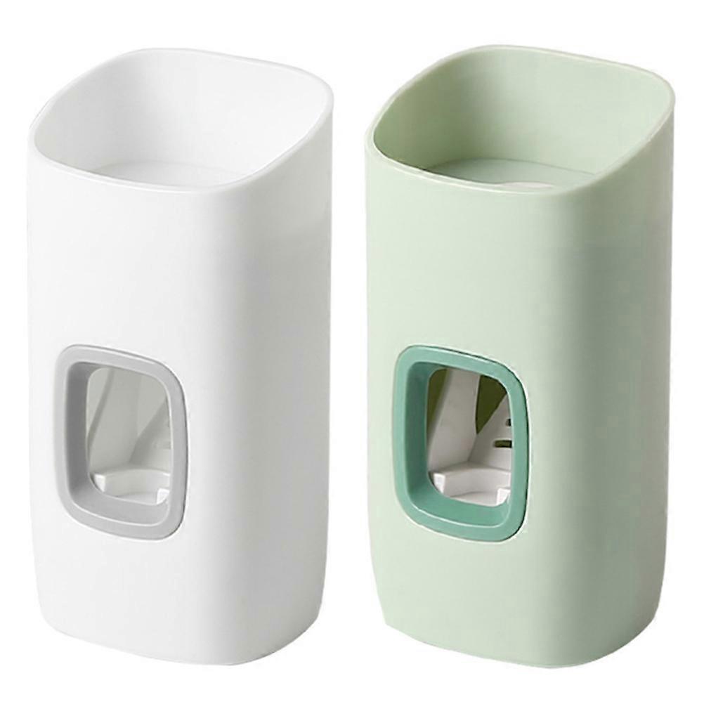 Wall Mounted Toothpaste Dispenser for Bathroom Use 6Pcs Set