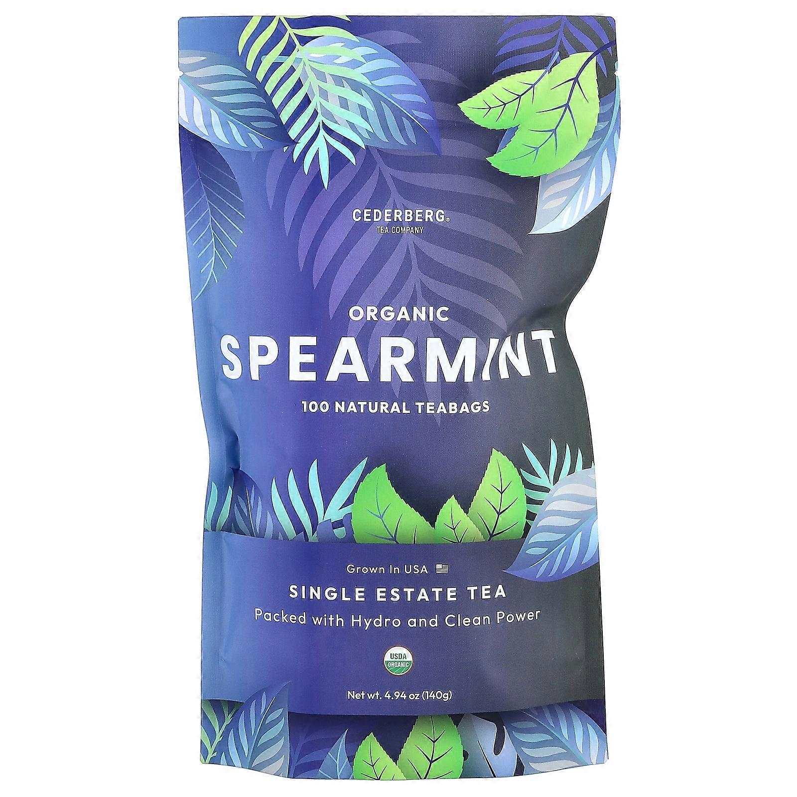 Cederberg Tea Co, Organic Spearmint, Caffeine Free