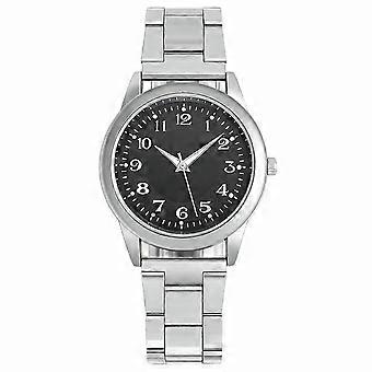 Casual and Business Use Men's Wristwatch with Steel Band and Luminous Dial