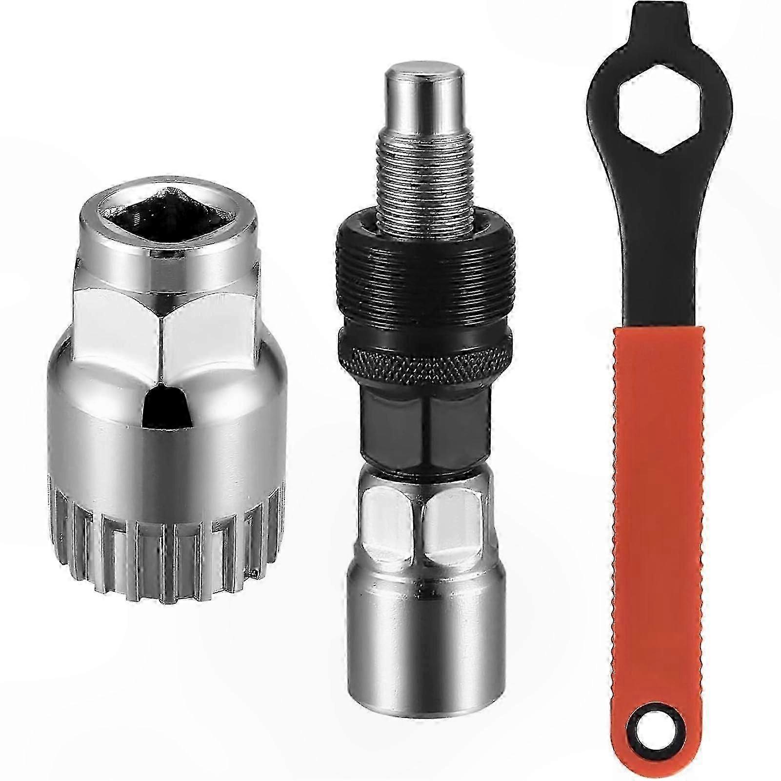 Crank Puller Tool Kit with Wrench for Bottom Bracket Removal