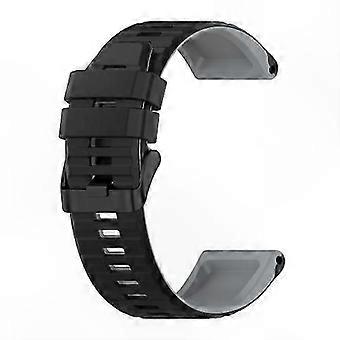 22 mm silikone urrem til flerfarvet blanding, kompatibel med Fenix 6