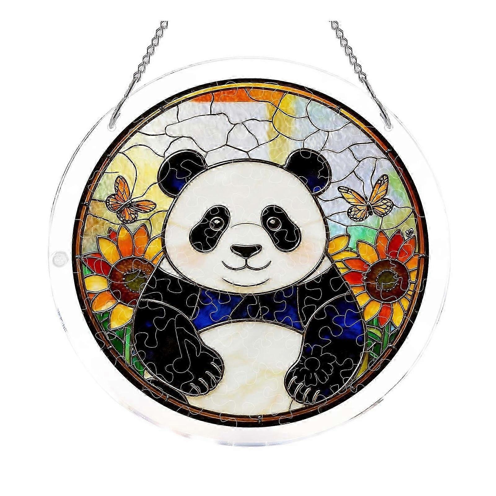 Round Acrylic Puzzle Suncatcher