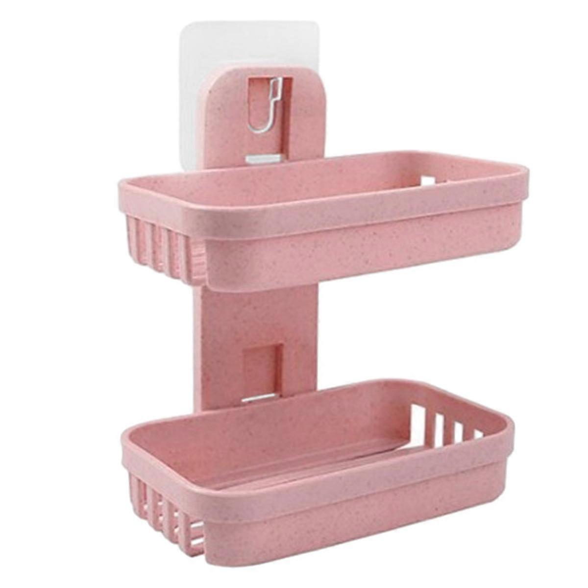 Waterproof Double Layer Soap Shelf