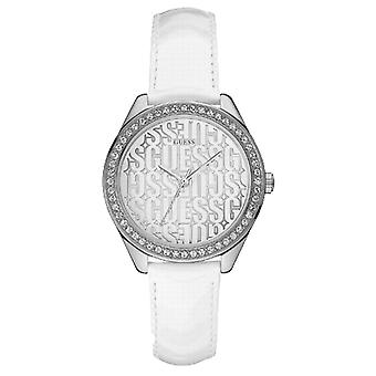 Guess lady s15 Women's Analog Quartz watch with synthetic leather bracelet W0560L1