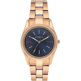 Furla eva Watch for Women Analog Quartz with Stainless Steel Bracelet Plated in Gold R4253101501