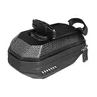 Hard Shell Bike Saddle Bag for Waterproof Storage Black Eva Material