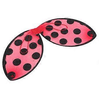 Red Ladybug Cosplay Costume Mesh Wing Kids Costume Ladybug Wings Girl Cute Cartoon Insect-themed Costumes Party Dress Up