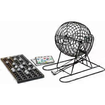 75 Ball Manual Shaker Lottery Machine for Party Game Xmas