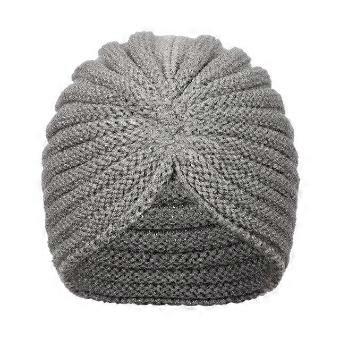 Vrouwen Bandana Tulband Winter Gebreide Tulband Cap Center Cross Hair Sjaals Boho Warme Hoofdband Moslim Hoed