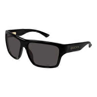 Gucci GG2239S 001 Full Rim Black Men Rectangle Sunglasses UV3 Original