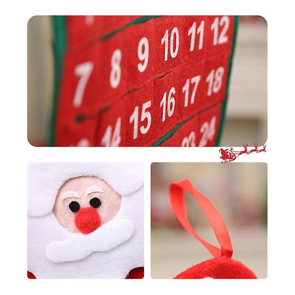 Christmas Hanging Calendar Xmas Countdown Calendar compatible with Holidays