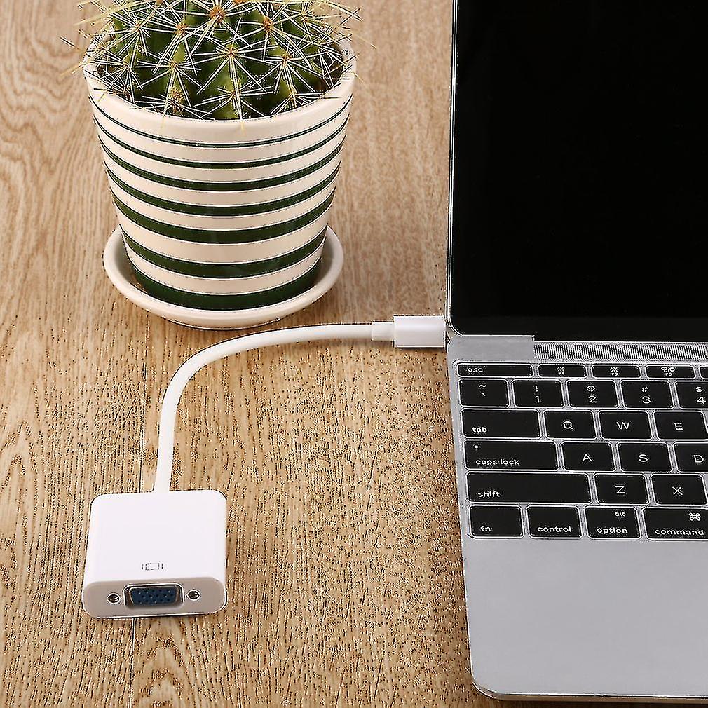 Mini Displayport Display Port To Vga Adapter Cable For Apple Macbook Pc M-vga