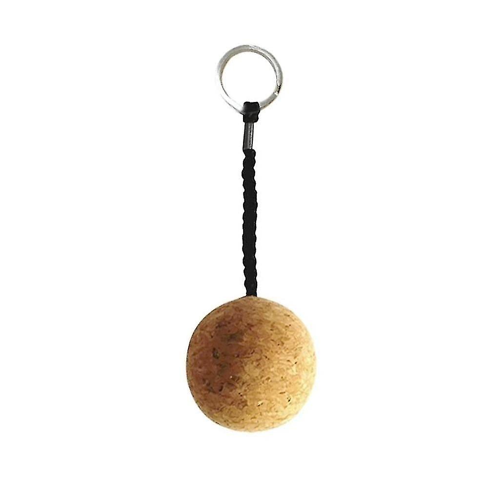 Cork Ball Keychain