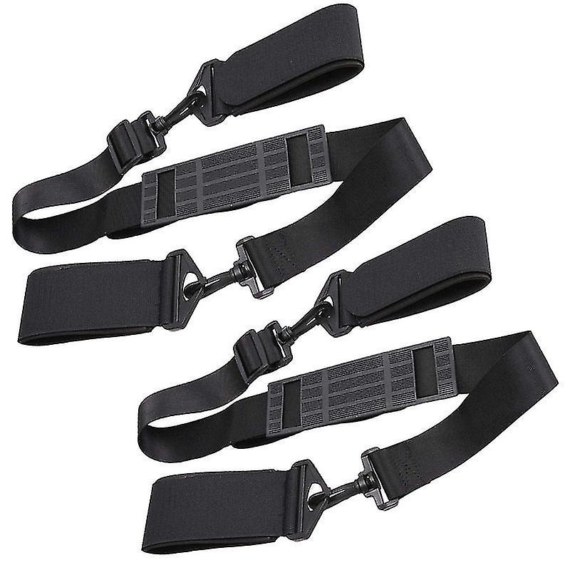 120X5.5cm Female Ski Bindings 2pcs Snowboard Shoulder Straps Ski Fixing Straps Portable Ski Carry St