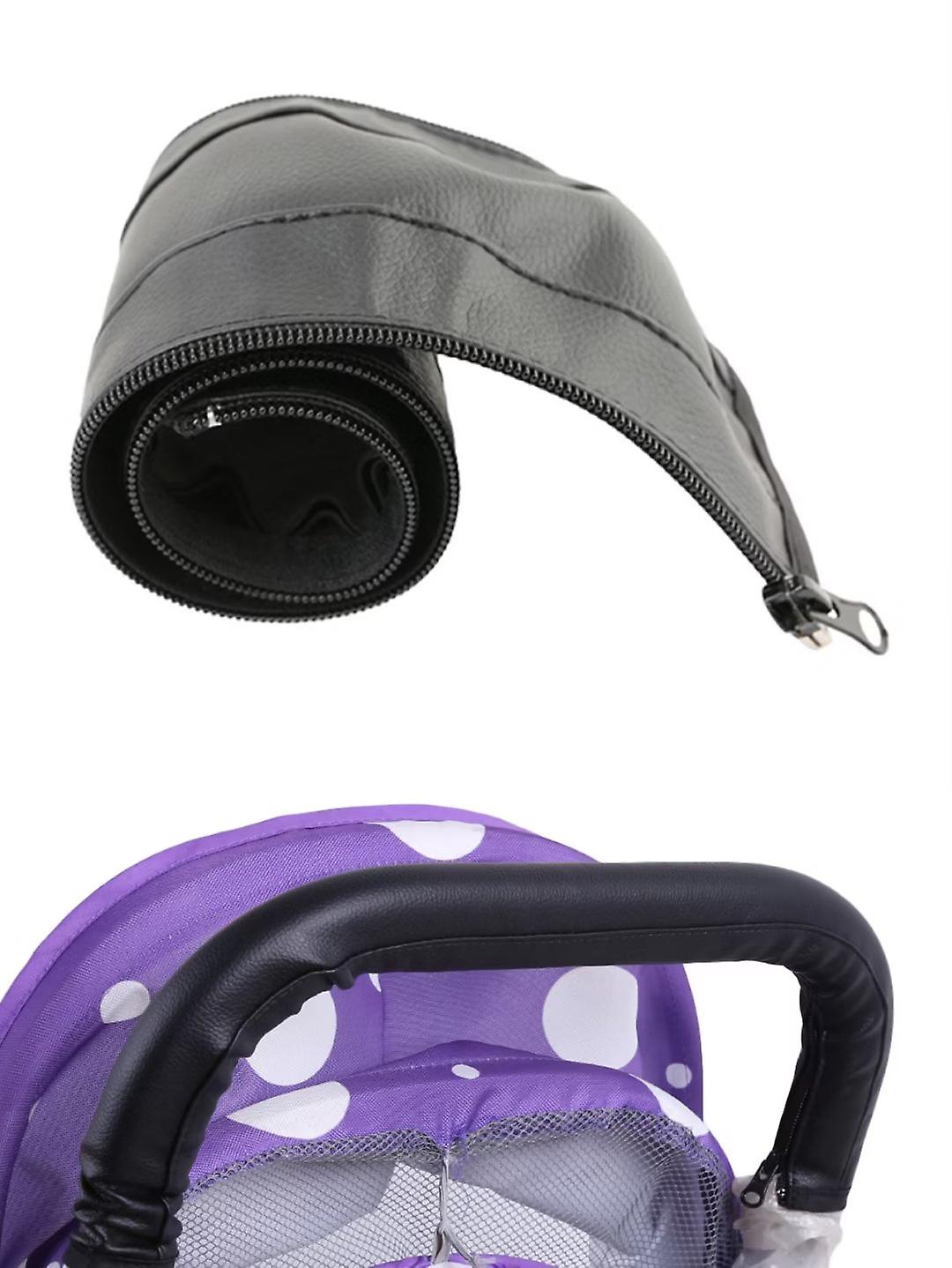 Baby Trolley Handle Gloves Universal Handle Gloves Black Artificial Leather