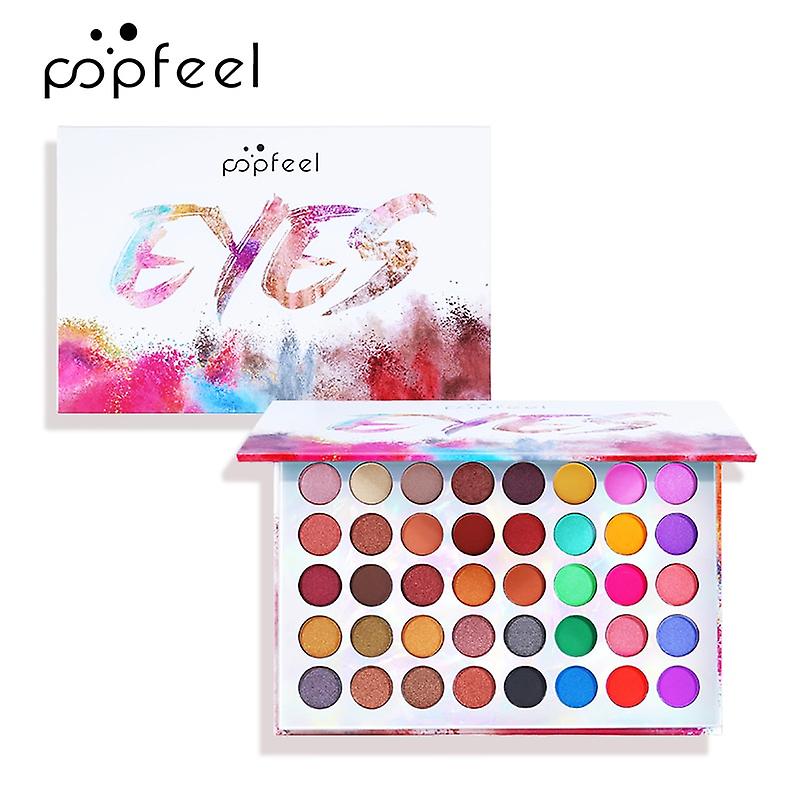 Pro 40 Colors Eyeshadow Palette, Metallic Shimmer Matte Make Up Eyeshadow Palette Long Lasting Waterproof Makeup Pallet