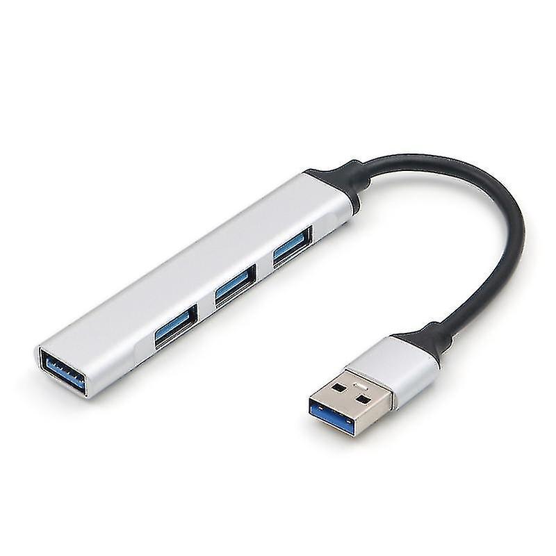Aluminum Alloy Usb 3.0 Hub 4 Ports Usb Hub 2.0 Extended Usb 3.0 Splitter