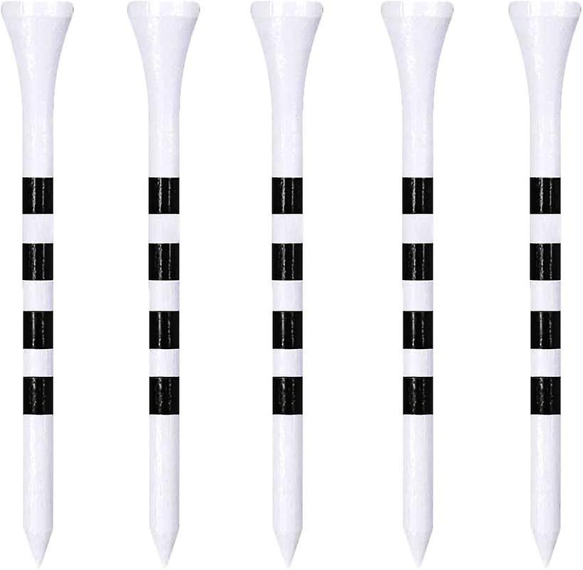 Bamboe Golf 70mm Pak van 100, Wit