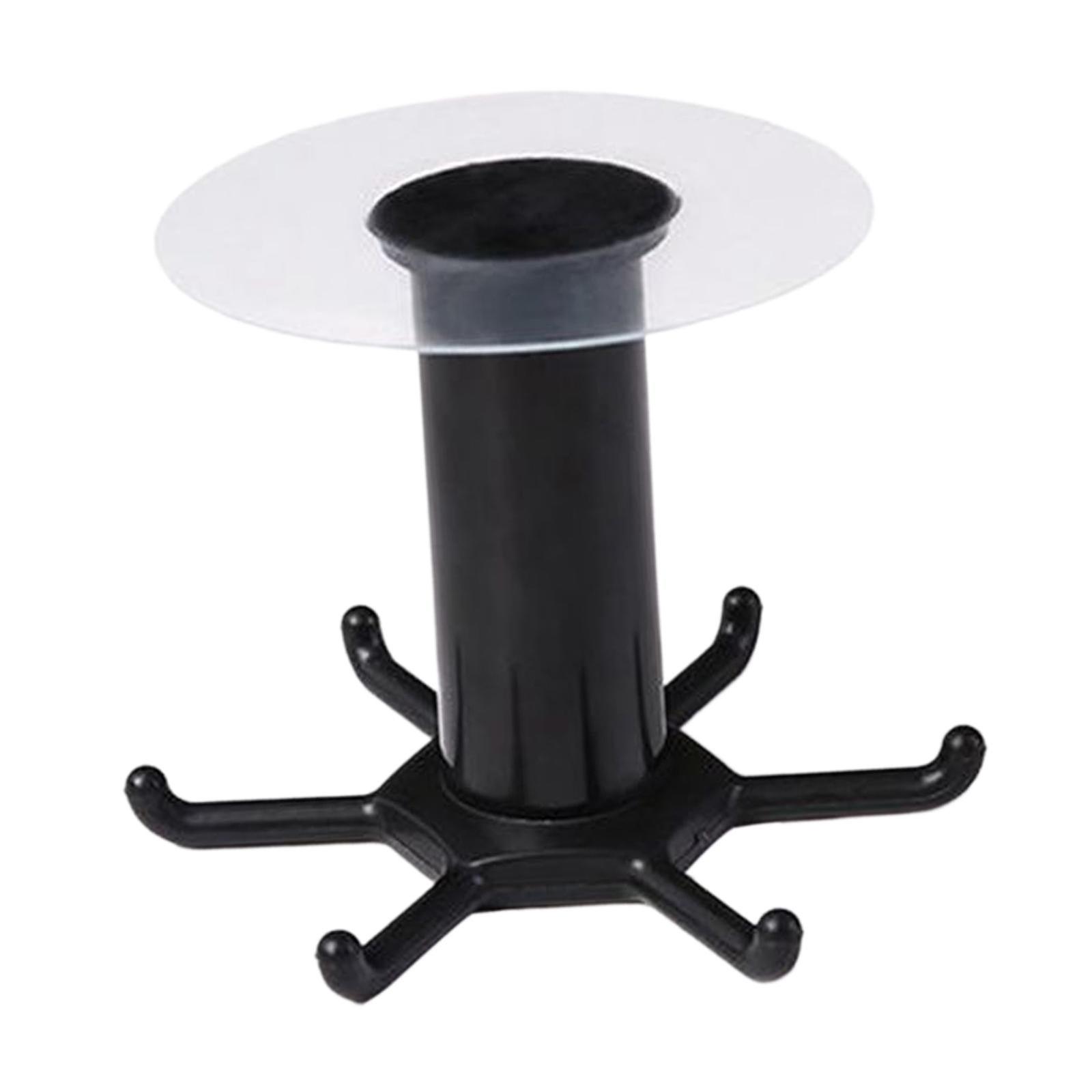 Wall Mounted Utensil Holder Hook Kitchenware Storage Rack for Towel Spoon Black