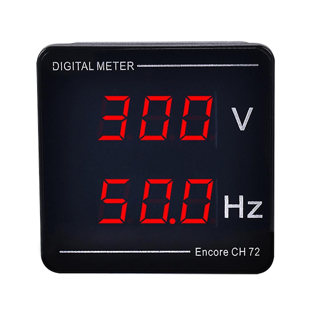 High Performance Digital Voltmeter Frequency Panel Meter AC50-500V LED Display