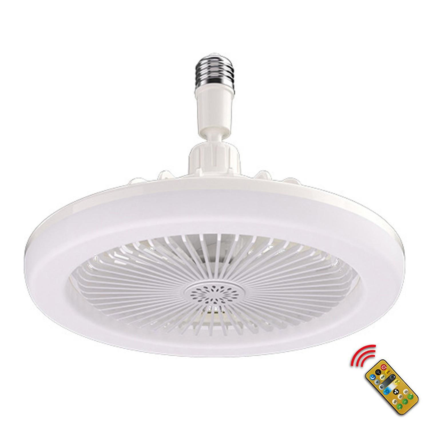 ZHOUBA LED Ceiling Fan Stepless Dimming Speed Adjustable Remote Control Modern LED Ceiling Fan Light