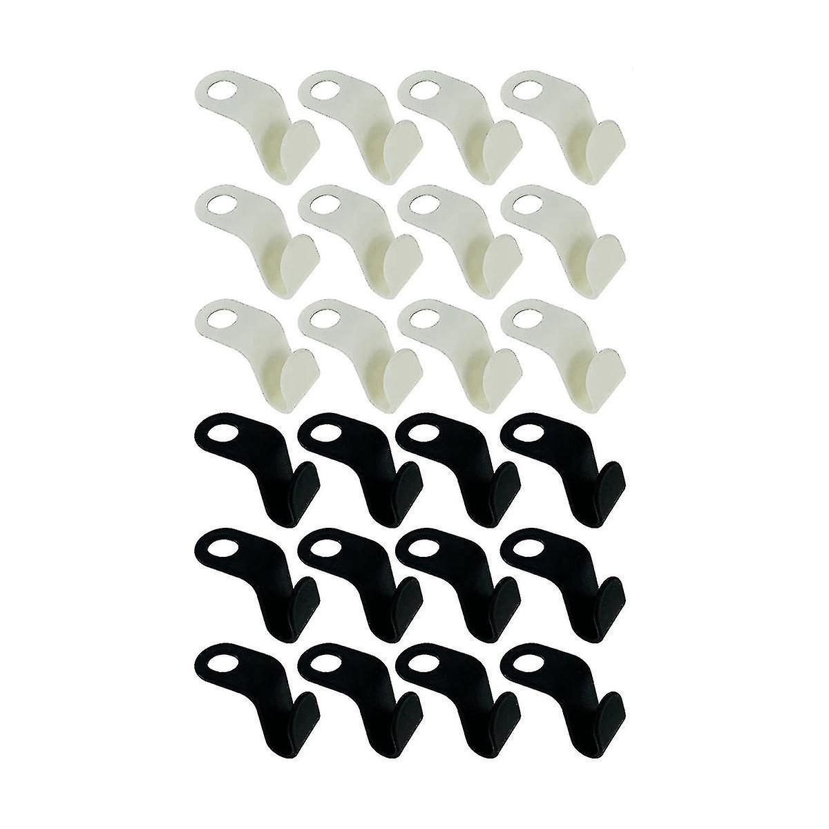 Clothes Connector Hooks, Sturdy Plastic Hooks For Hangers Space Saving