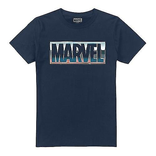 Marvel Mens Blue Steel T-Shirt