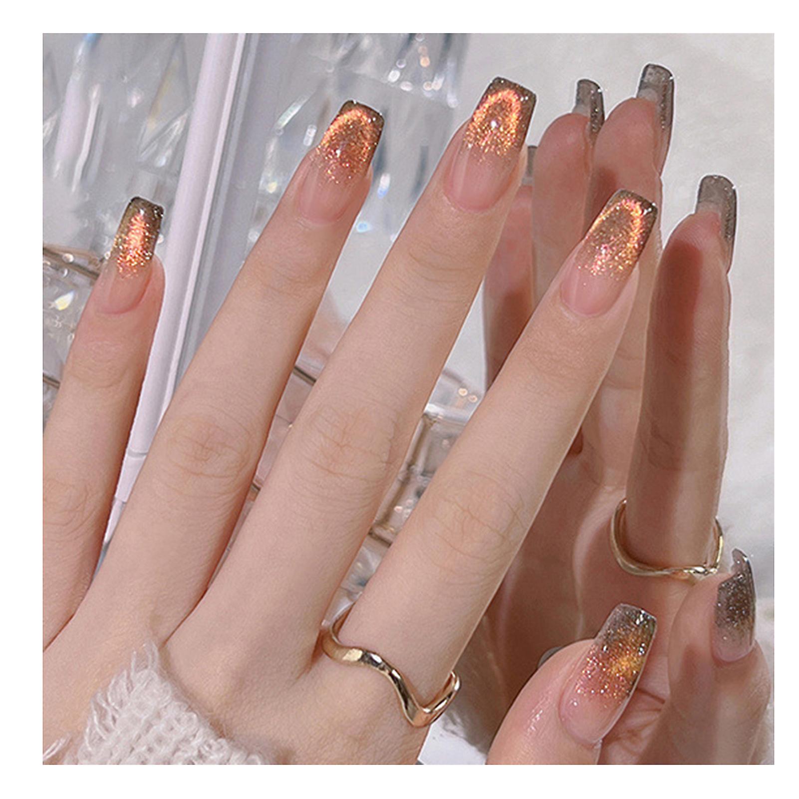 Glitter Shining Nail Polish Glue Manicure Popular Color Nail Diy Glue