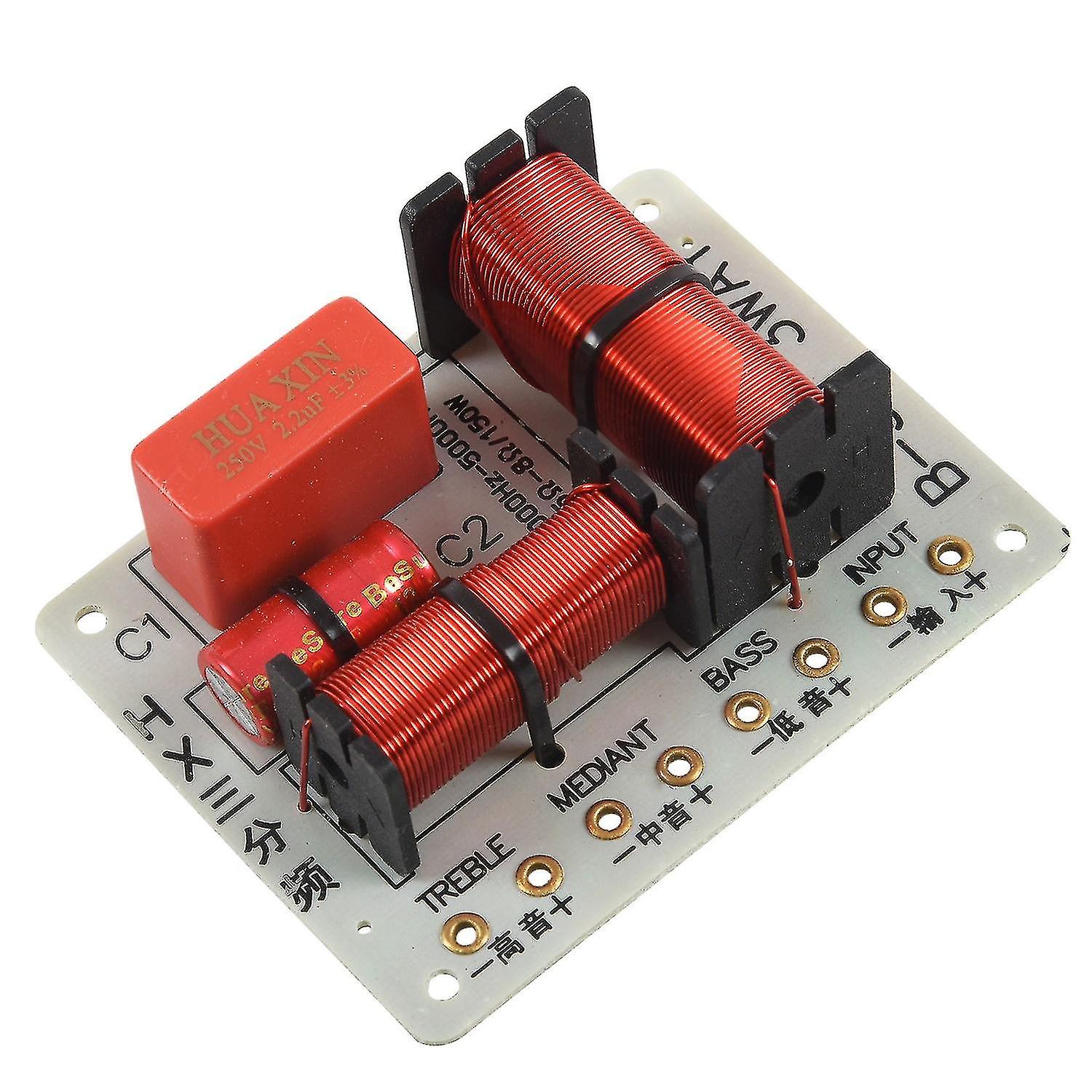 150w Multi Haut-parleur Audio Fréquence Diviseur 3 Voies Crossover Filtres Composants acoustiques