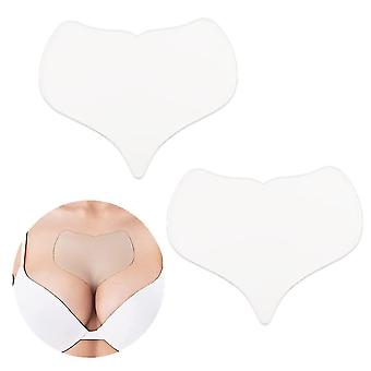 Siliconen Anti Rimpels Borst Patch Herbruikbare Transparante Rimpels Verwijdering Pad (2 stuks)